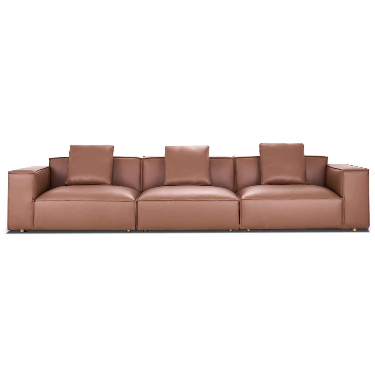 Modern Microfiber Leather Sofa