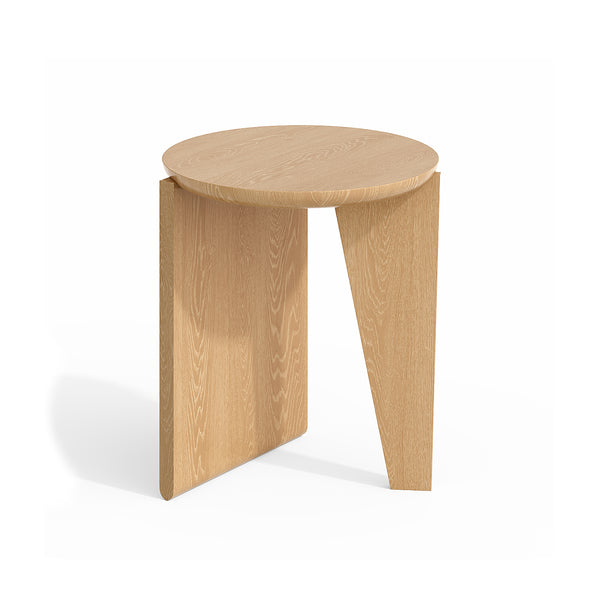 Contemporary Wood Corner Table