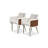Modern Microfiber Leather Dining Chair