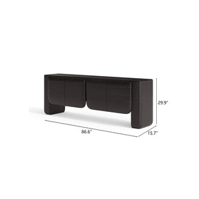 4-Storage Black Sideboard