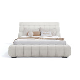 Italian Lambswool White Bed