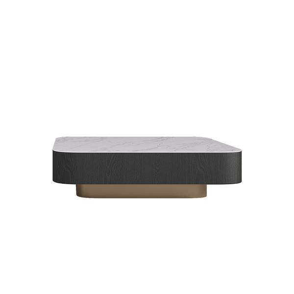 Modern Contemporary Rounded Square MDF Coffee Table