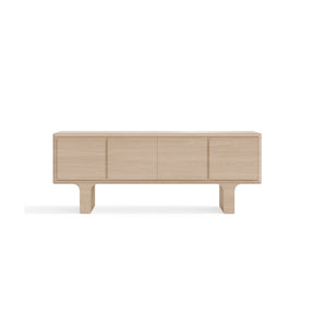 Modern Elegant Light Wood Wooden Rectangular Storage Cabinet