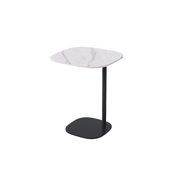 Minimalist Contemporary Stone Tray Slate Accent End Table