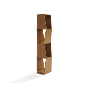 Modern Fashion Wood Geometric High Bookcase Cabinet