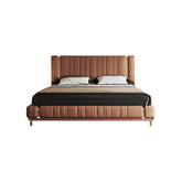 Upholstered Bed with Elastic Headboard