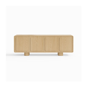 Modern Contemporary Solid Wood Base Sideboard