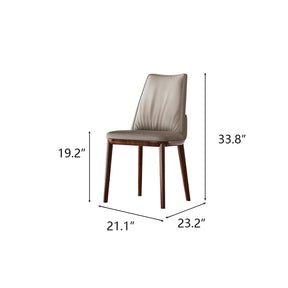 Microfiber Leather Waterproof Dining Chair(Set of 2)