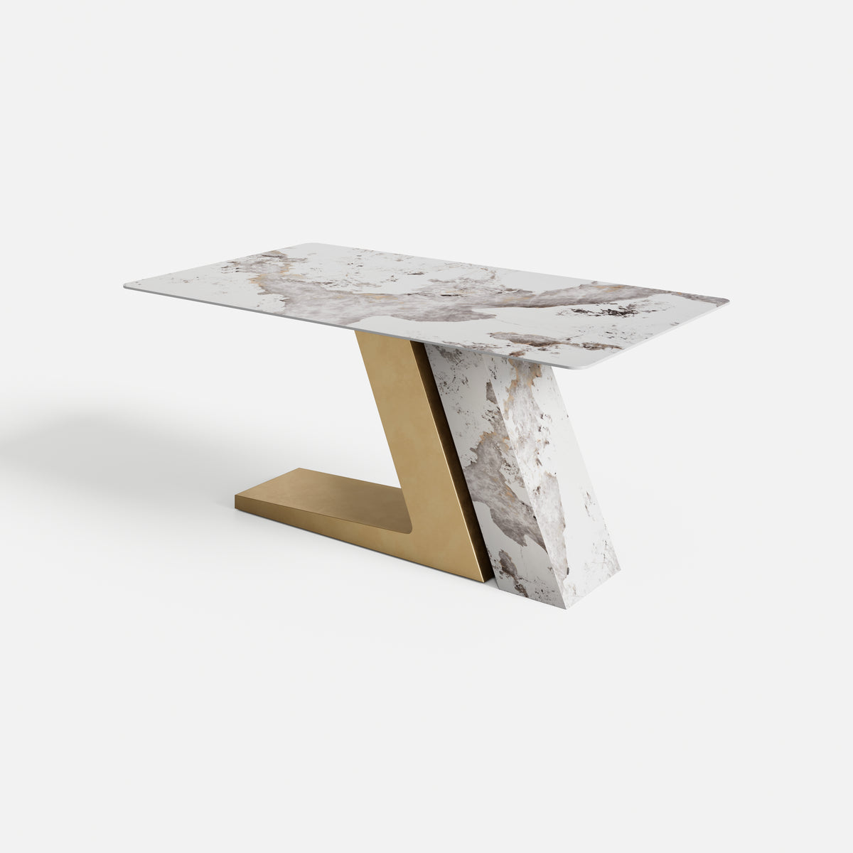 Modern Brilliant Sintered Stone Dining Table