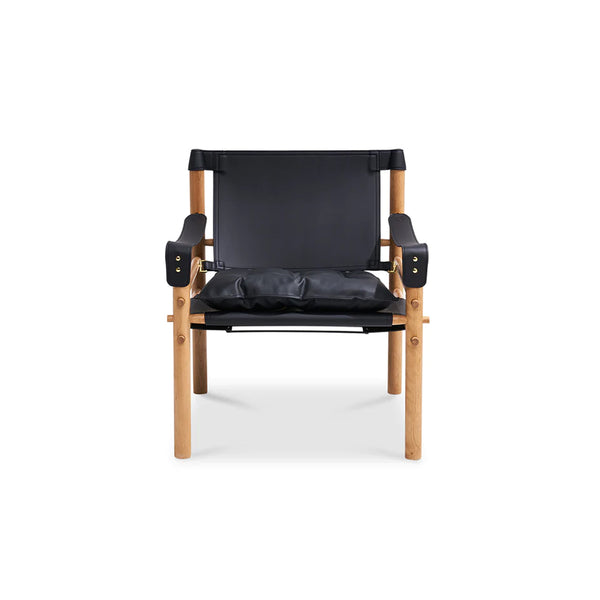 Modern Saddle Leather Lounge Chair