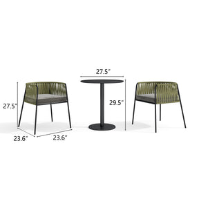 Modern Green Sintered Stone Outdoor Furnitures