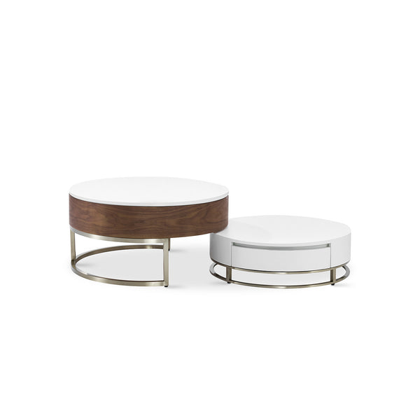 Modern Stylish Two-Table Cocktail Table Set