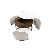 Modern Stylish Wooden Cocktail Table Set