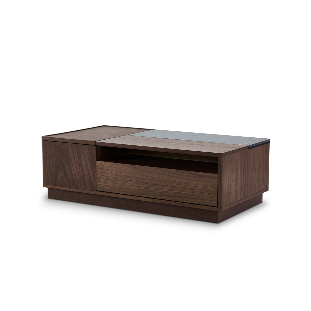 Modern Convertible MDF Storage Cocktail Table