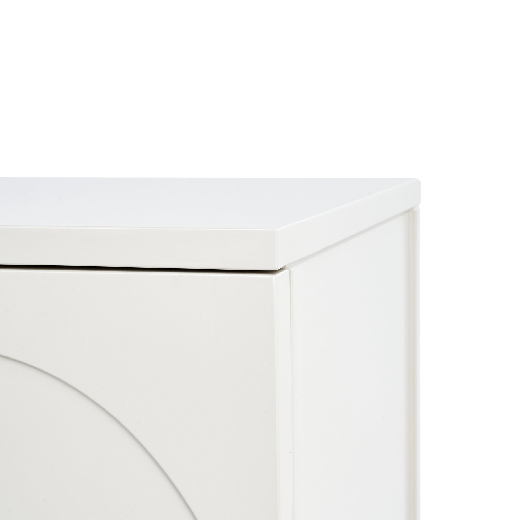 White Long Sideboard Cabinet