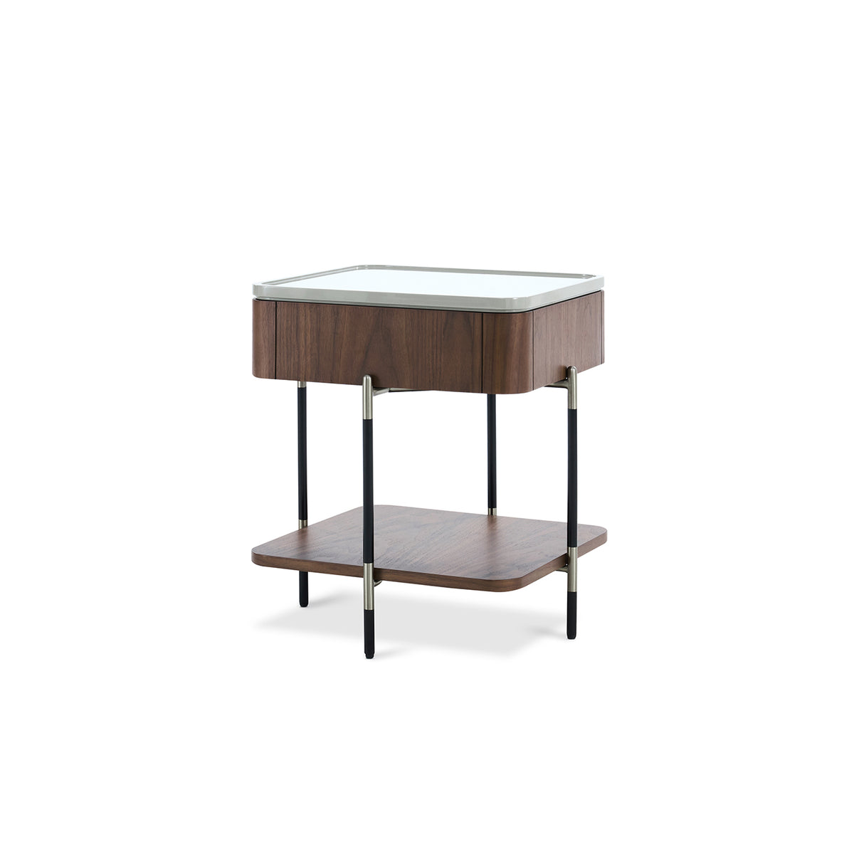 Modern Movable Top Storage MDF Side Table