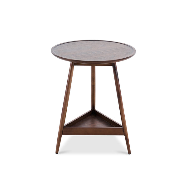 Minimalist Modern Triangle Wood Side Table