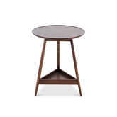 Minimalist Modern Triangle Wood Side Table