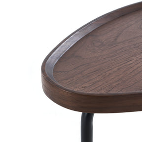 Walnut Accent End Table