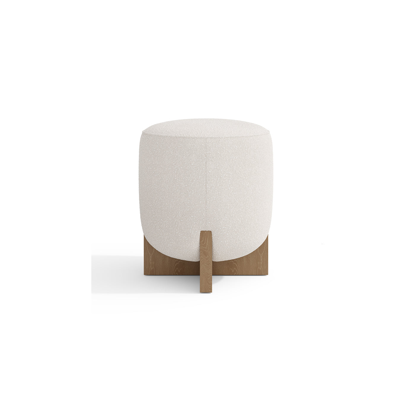 Modern White Fabric Cylindrical Sofas