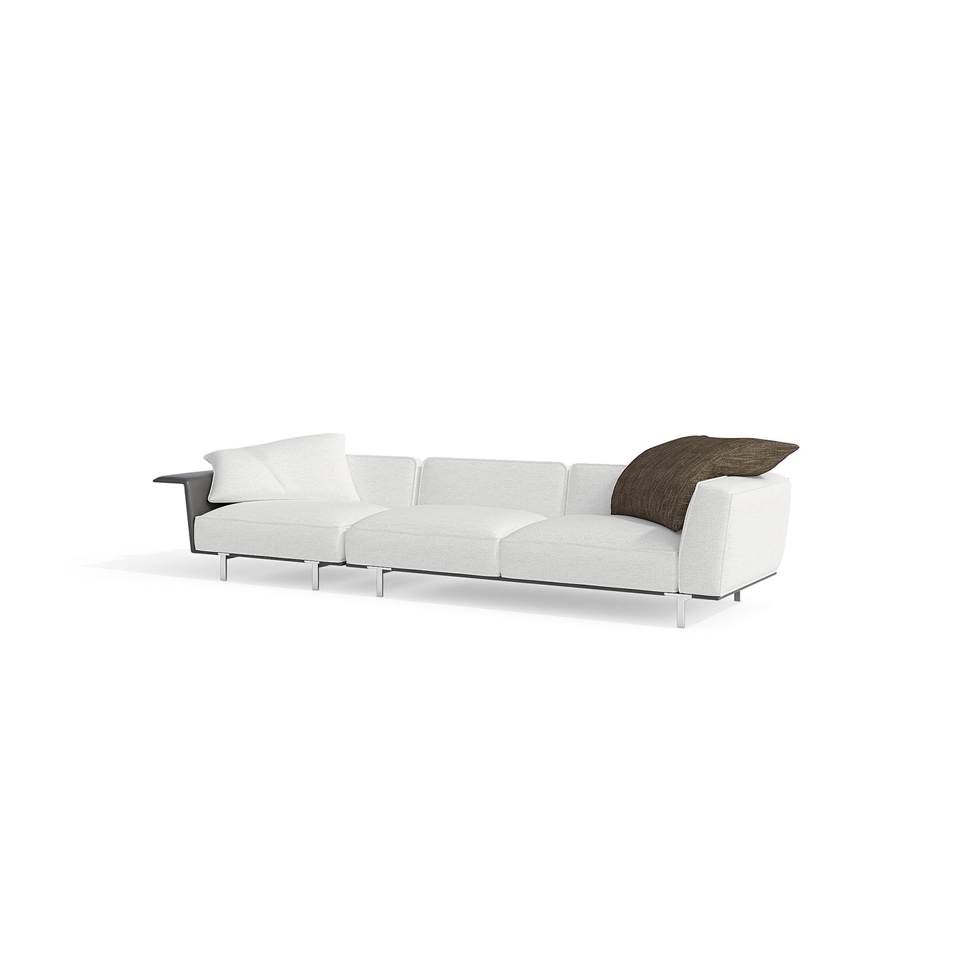 White Back Upholstered Sofa