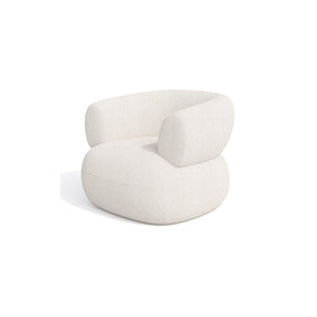 Modern White Fabric Round Sofas