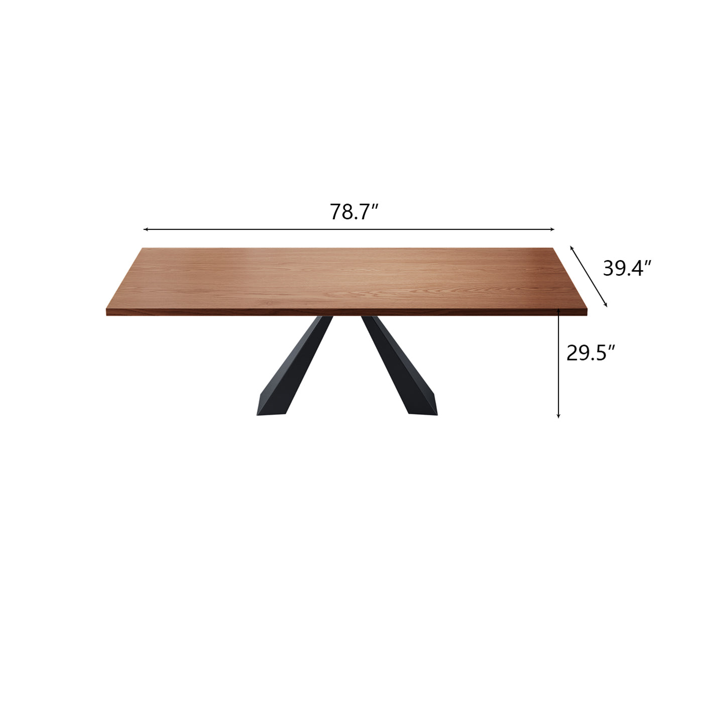 Rectangle Wood Dining Table