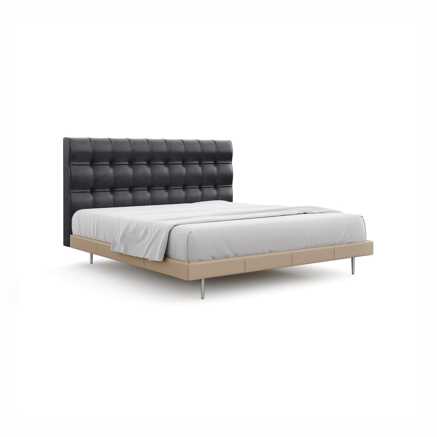 Modern Solid Wood Rectangle Beds