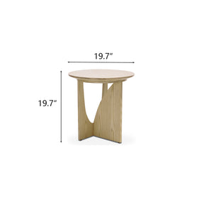 Solid Wood Accent End Table