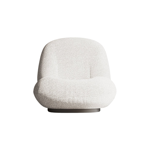 Modern Beaded Tweed Fabric Chair