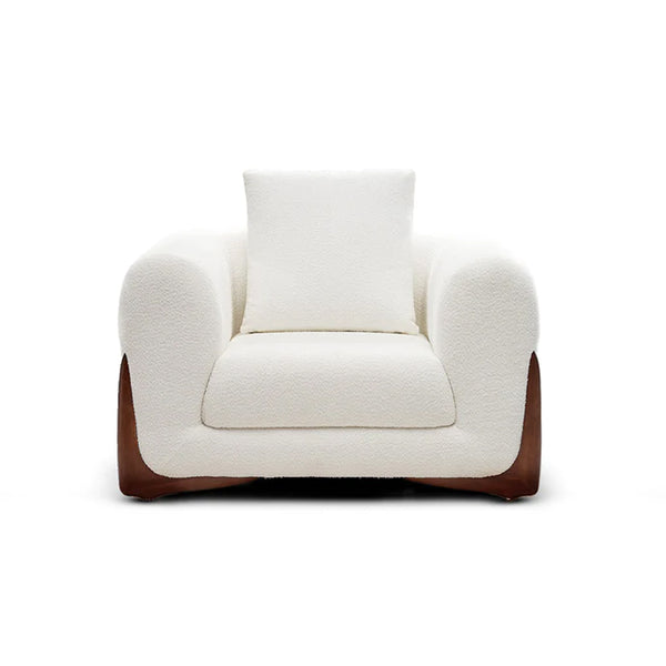 Mid-Century Lambswool Single Chair